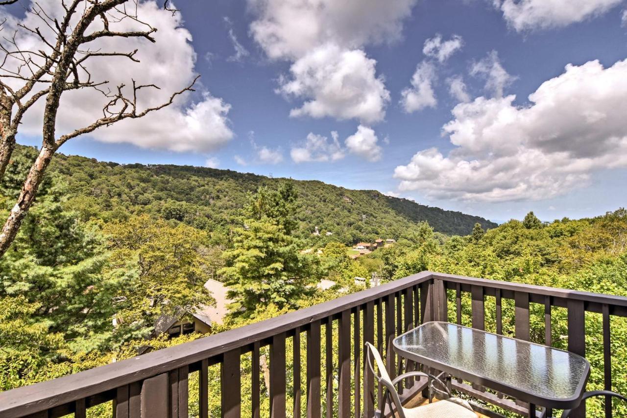 Beech Mountain Condo With Balcony, Walk To Resort! Exterior photo